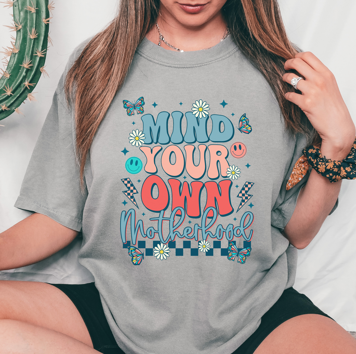 Mind Your Own Motherhood Blue DTF Transfer