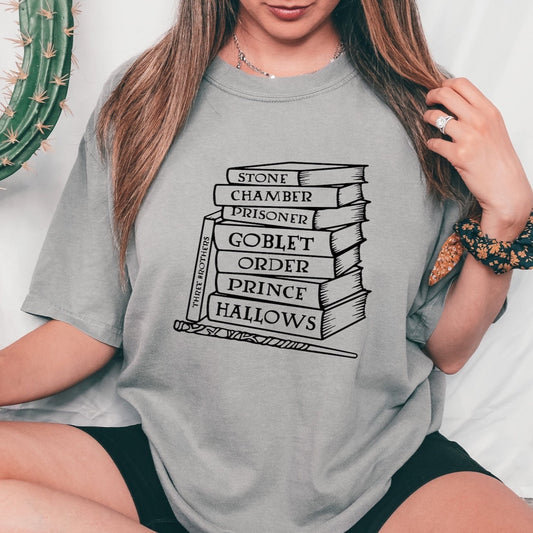 Wizard Books Screen Print Transfer