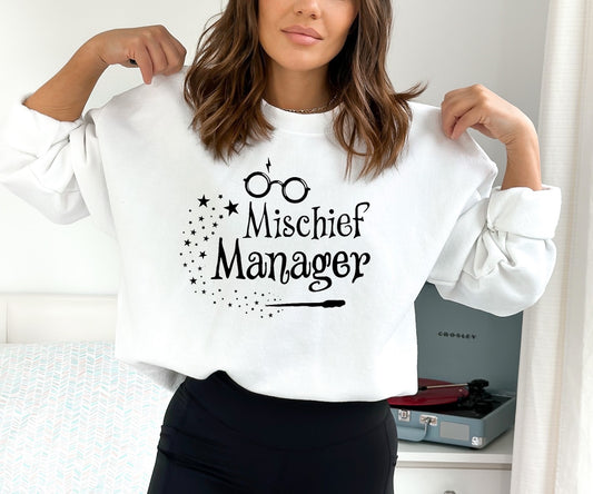 Mischief Manager Screen Print Transfer