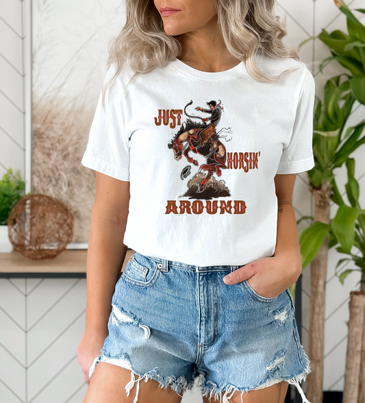 Just Horsing Around DTF Transfer