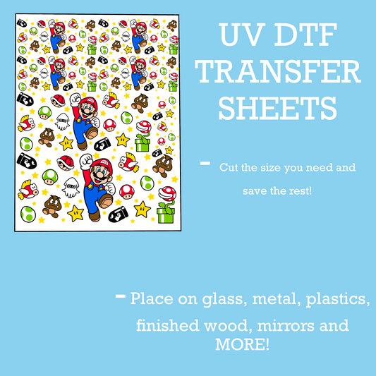 Super M UV DTF SHEET