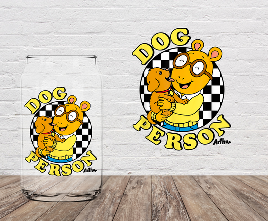 Dog Person Art 4" UV DTF