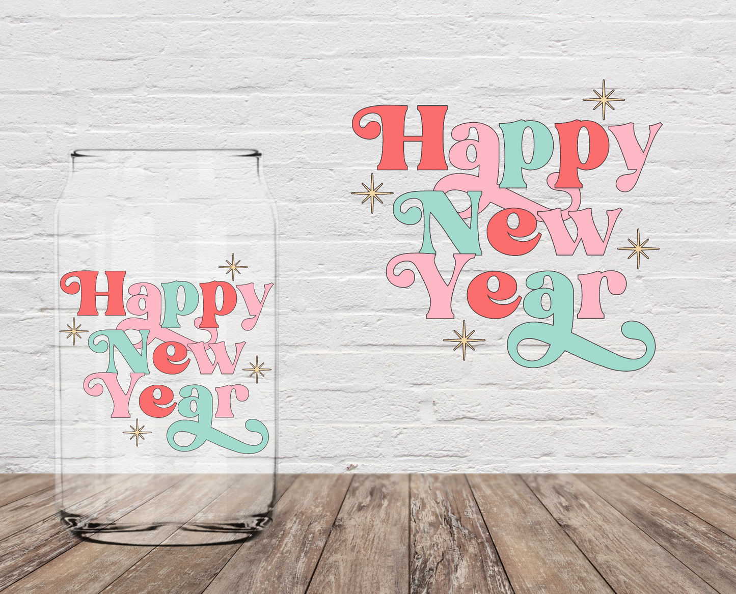 Happy New Year! 4" UV DTF