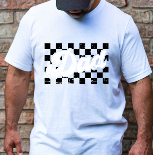 Checkered Dad DTF
