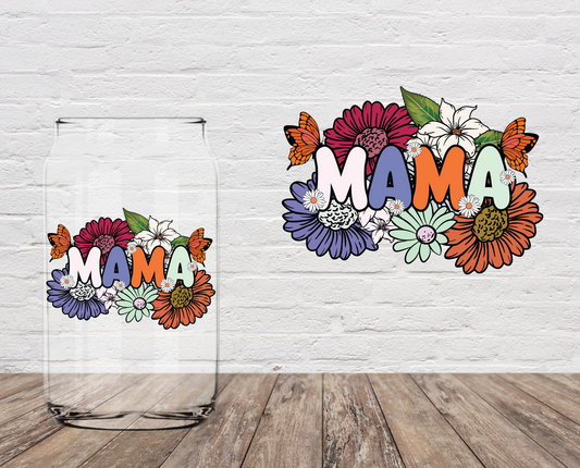 Mama Bright Floral 4" UV DTF