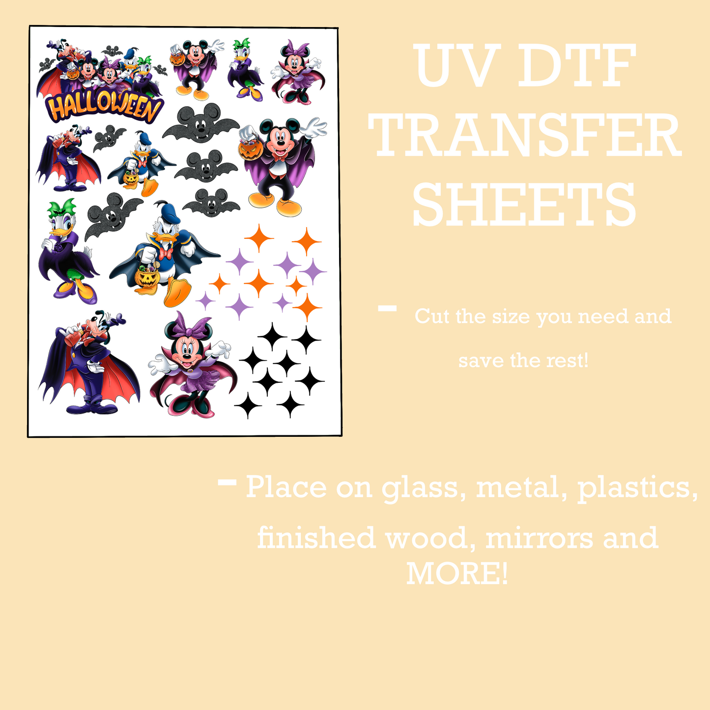 Magical Vampires UV DTF SHEET