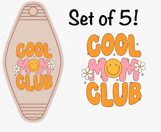 Cool Mom Club (MOTEL KEYCHAIN)