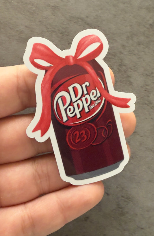 Dr. Pep White Vinyl Sticker