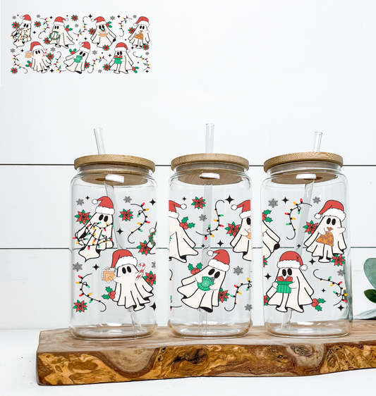 Festive Ghosts UV DTF