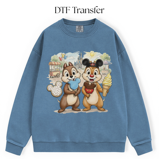 Chipmunks DTF Transfer