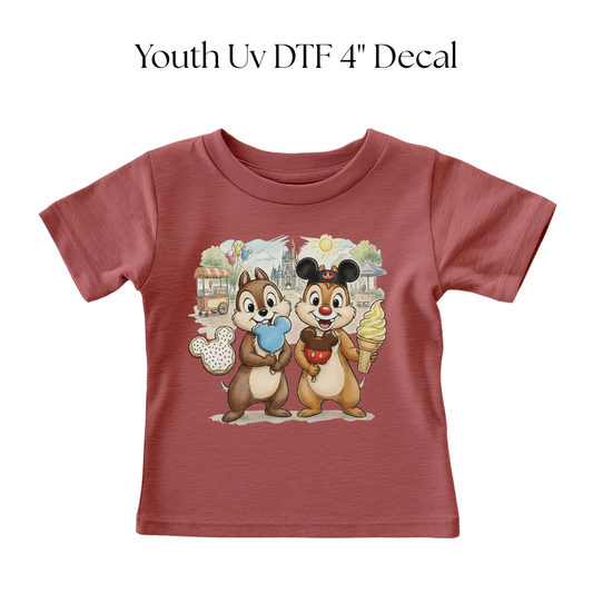 YOUTH Chipmunks DTF Transfer