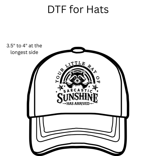 Little ray of Sarcastic Sunshine DTF Transfers