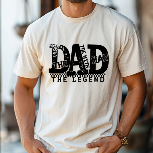 DAD the Legend SINGLE Color DTF Transfer (Print to Order)