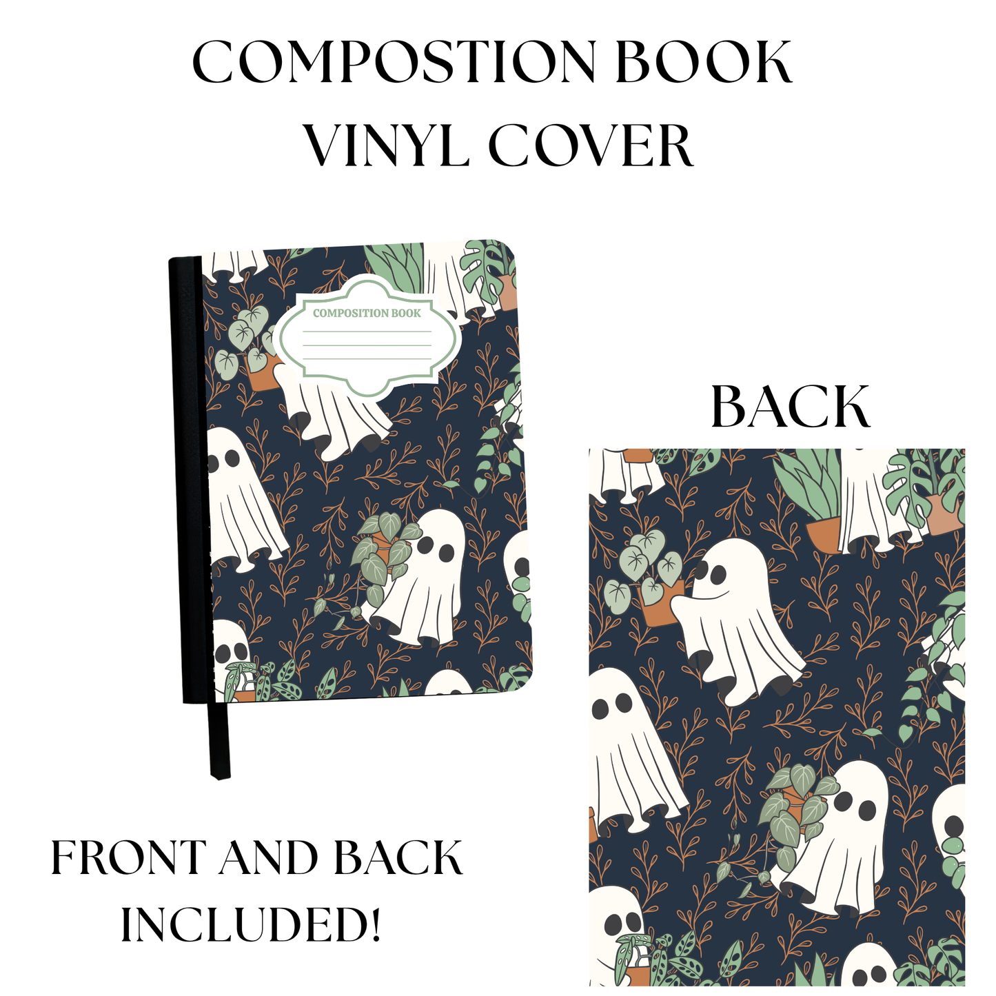 Book Plant Frames Composition Book Sticker UV PRINTED