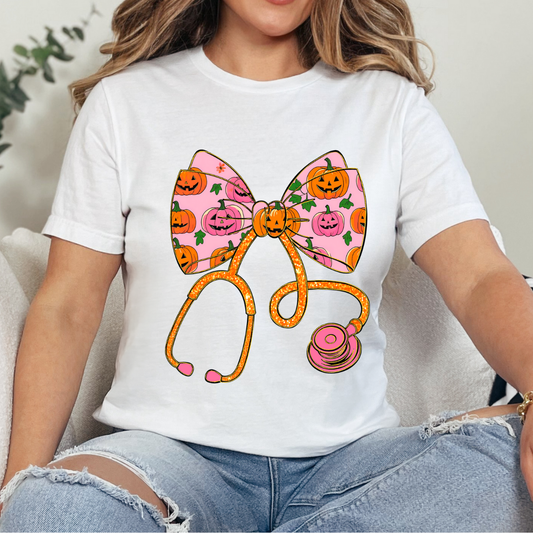 Pumpkin Stethoscope Dtf Transfer