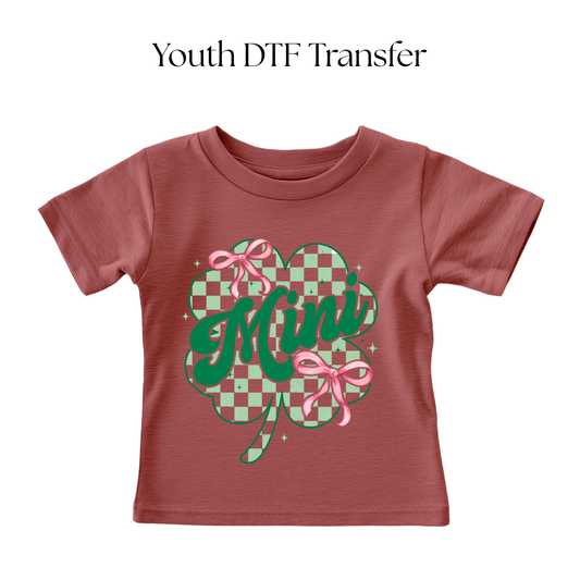 YOUTH Mini Clover DTF Transfer