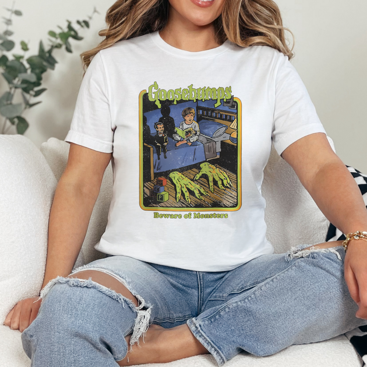 Goose Beware of Monsters DTF Transfer