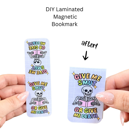 Give Me Smut Rectangle Magnetic Bookmark DIY