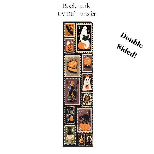 Happy Halloween Frames UV DTF Bookmark Transfer
