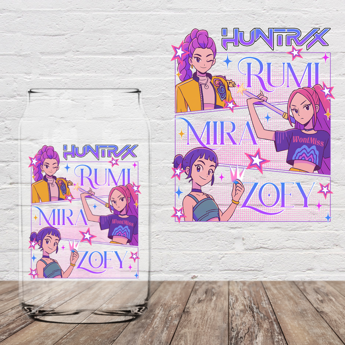 Hunt Girls 4" UV DTF