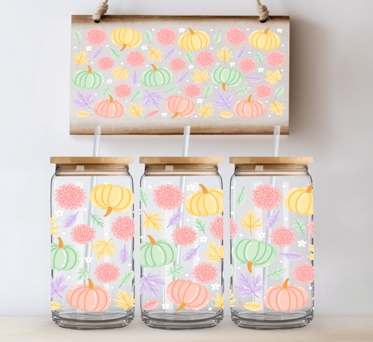 Pastel Fall UV DTF Wrap