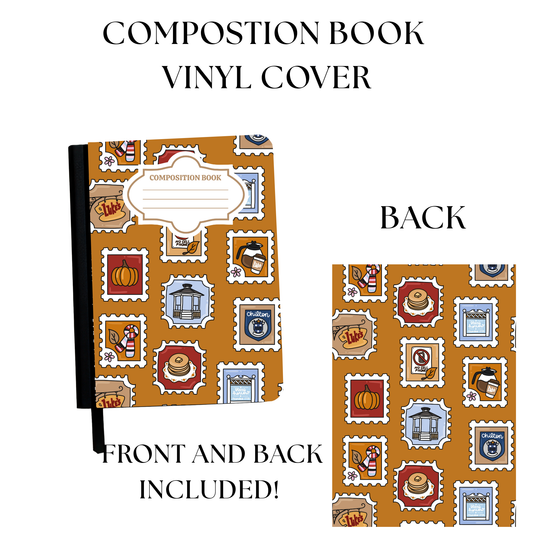 SH Stamps Composition Notebook Vinyl Cover