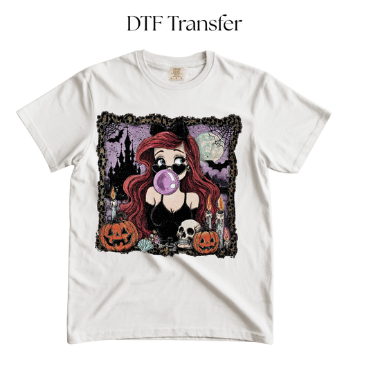 Halloween Mermaid DTF Transfer