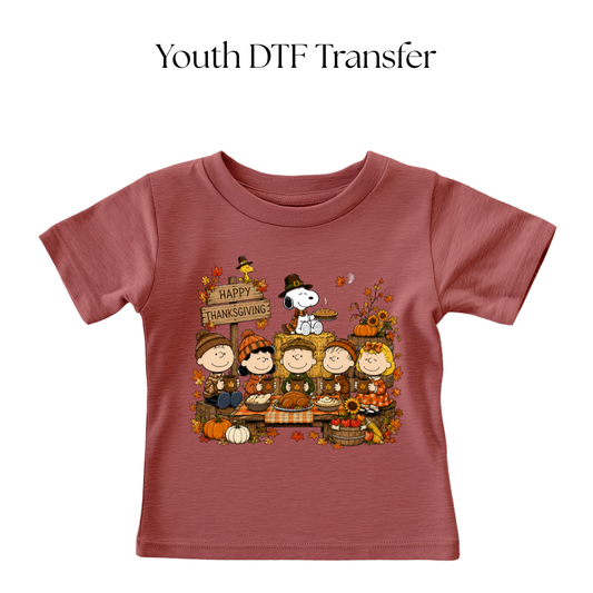 YOUTH Snoop Happy Thanksgiving DTF Transfer