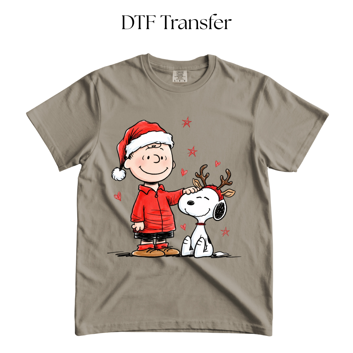 Snoop and Boy Christmas DTF Transfer