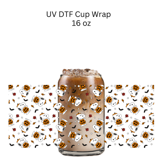 Snoop Pumpkins UV DTF Cup Wrap