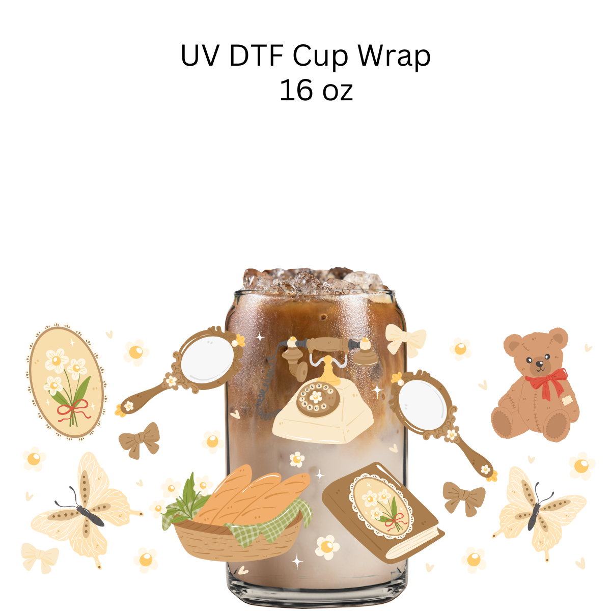Trinkets UV DTF Cup Wrap
