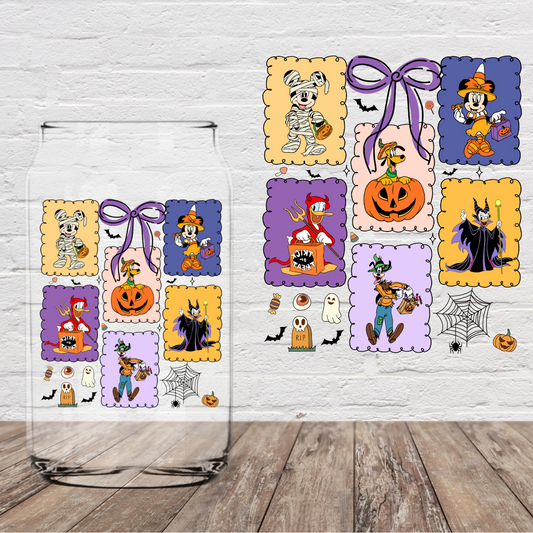 Mouse Friends Costumes 4” UV DTF