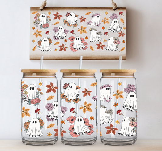 Fall Ghosties UV DTF Wrap