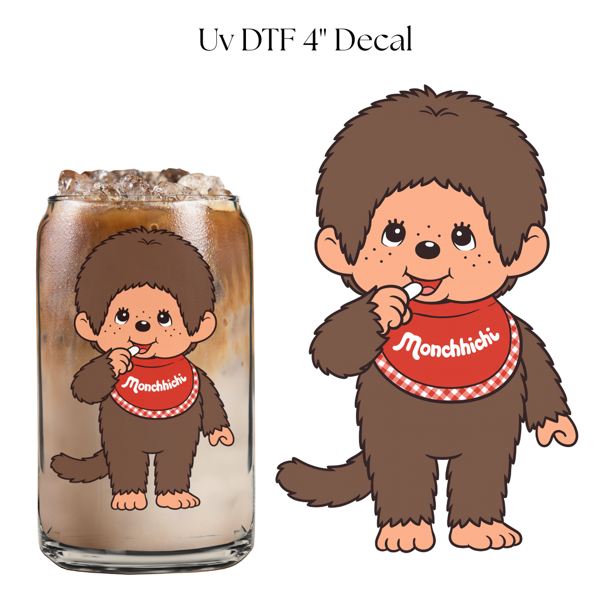 Mon Doll 4” UV DTF Decal
