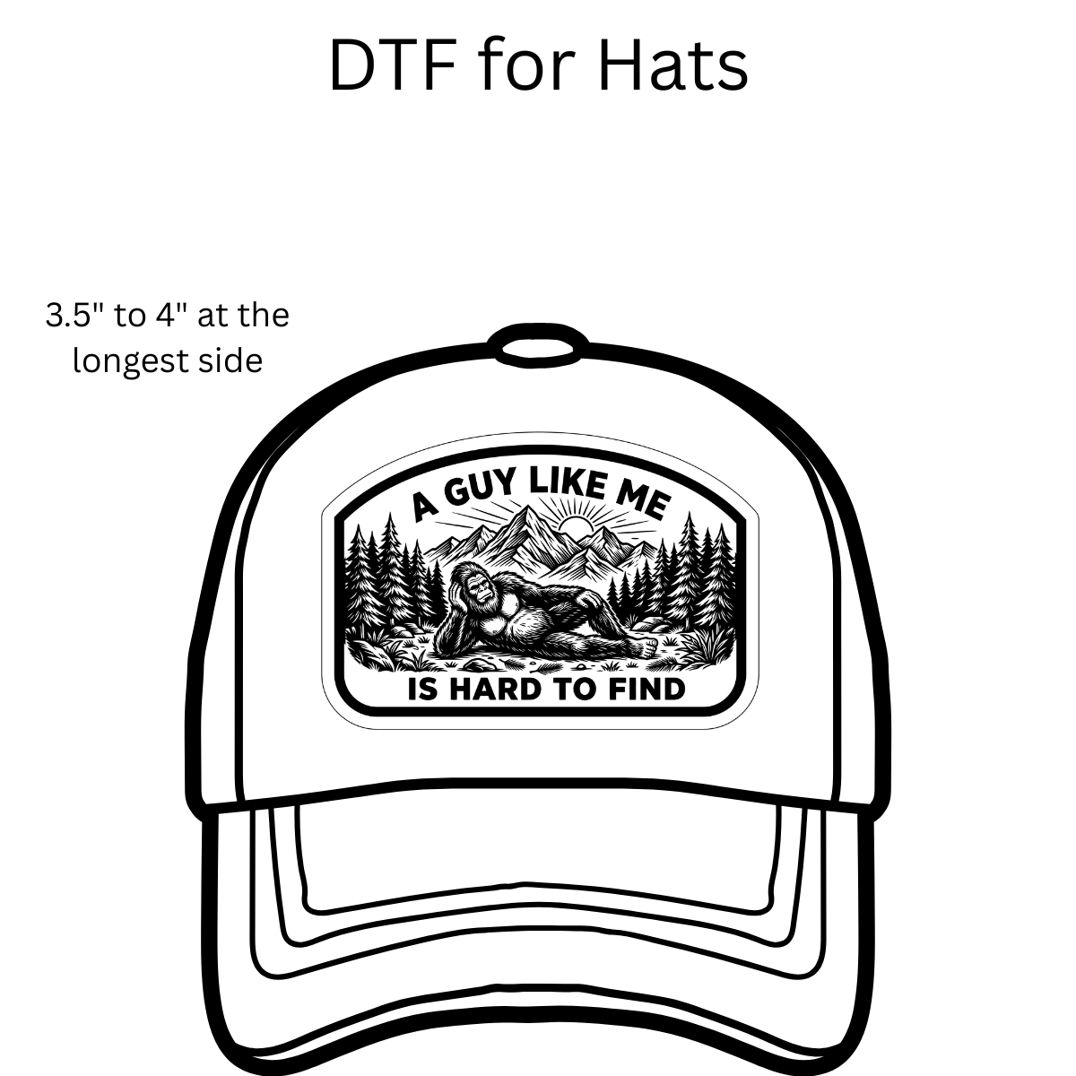 A Guy Like Me is Hard To Find DTF Transfers