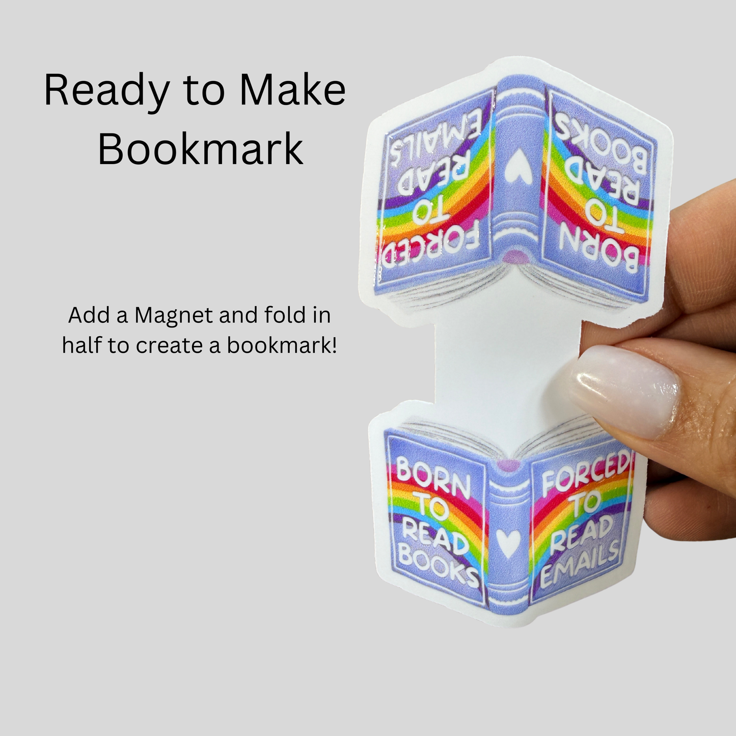 Born to Read Magnetic Bookmark DIY