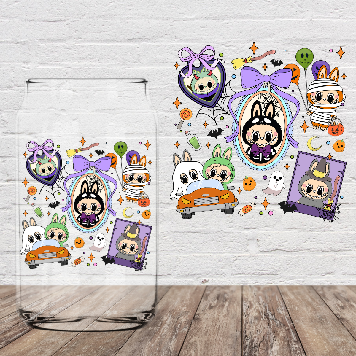 Bubu Halloween Frame 4" UV DTF