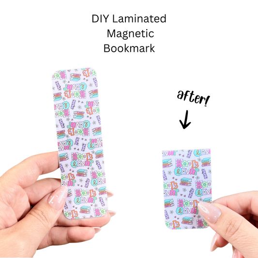 Book Lover Rectangle Magnetic Bookmark DIY