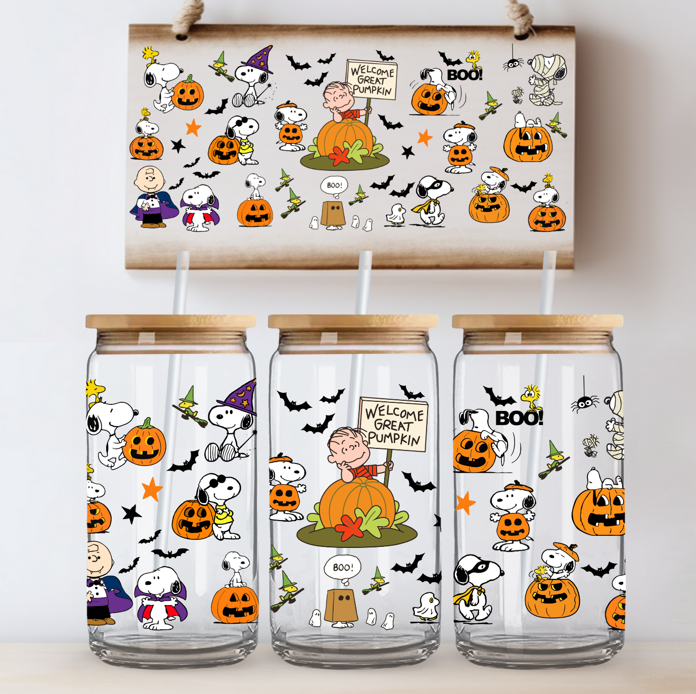 Snoop Welcome Great Pumpkin UV DTF Wrap