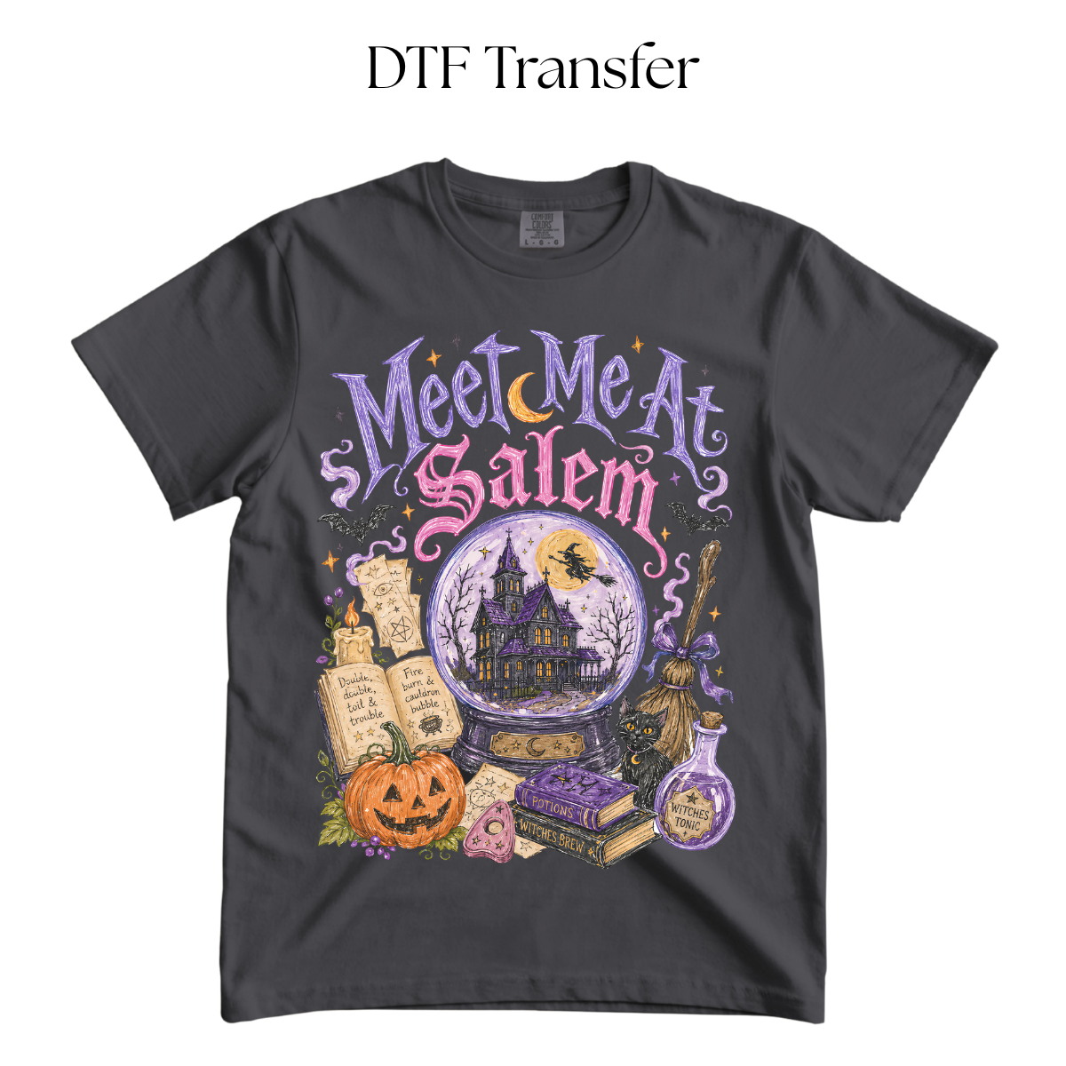 Meet me at Salem Snow Globe DTF Transfer