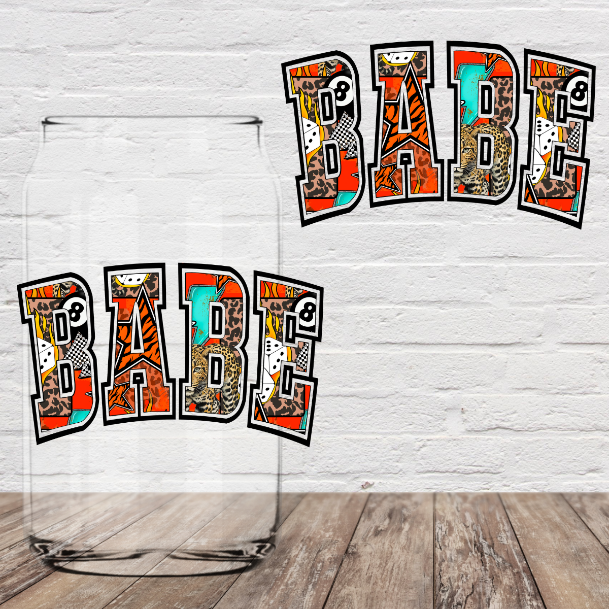 Dice Babe 4" UV DTF (Print to Order)