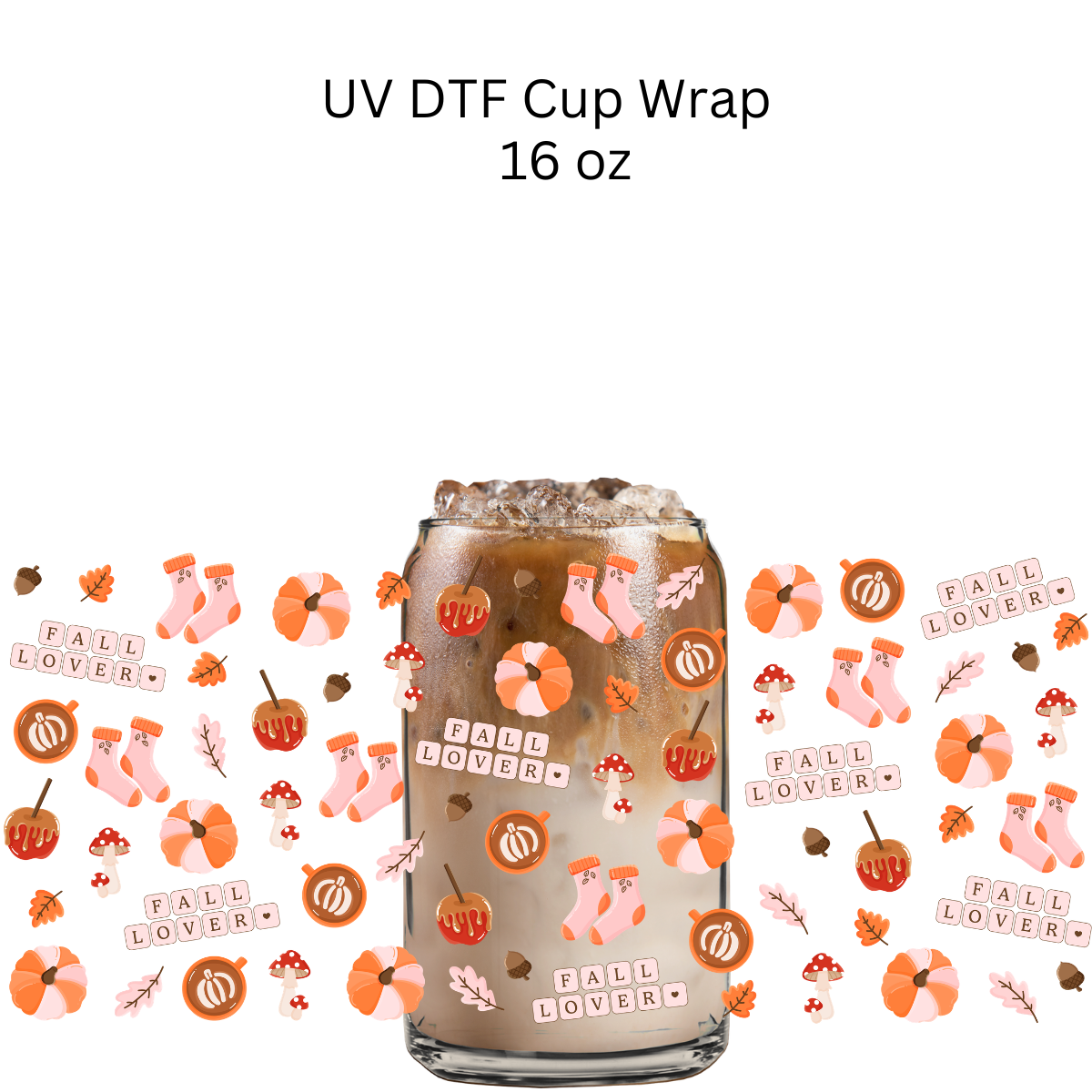 Fall Lover UV DTF Cup Wrap