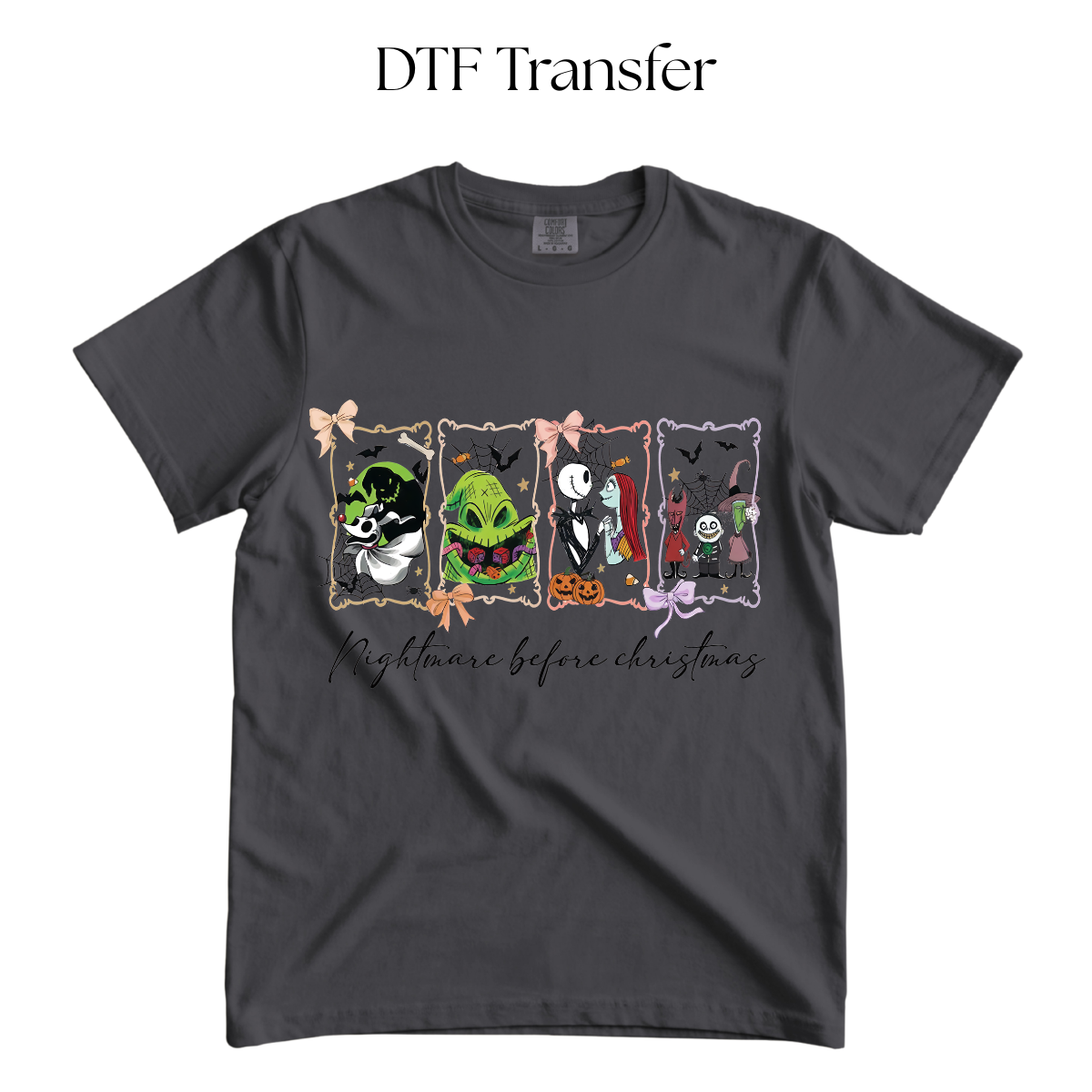 Nightmare Before Holiday DTF Transfer