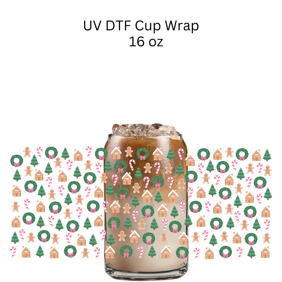 Mini Christmas Things UV DTF Cup Wrap