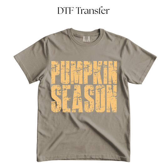 Pumpkin Season Single Color DTF Transfer