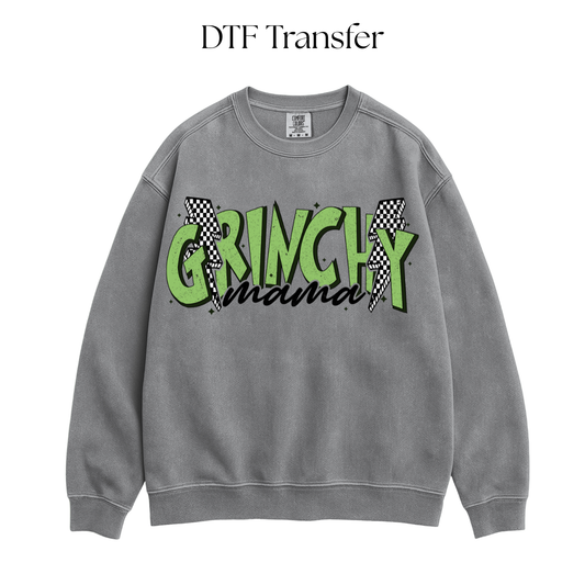 Grinchy Mama DTF Transfer