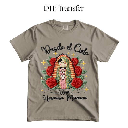 Desde El Cielo Faux Yarn DTF Transfer