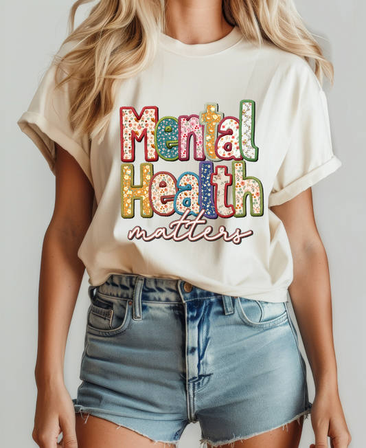 Mental Health Matters DTF Transfer