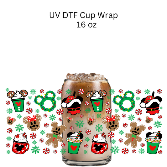 Magical Christmas UV DTF Cup Wrap
