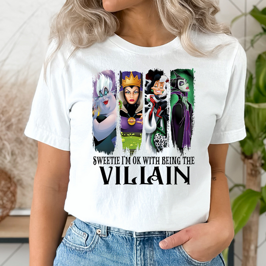 Sweetie Im ok With Being the Villain DTF TRANSFER